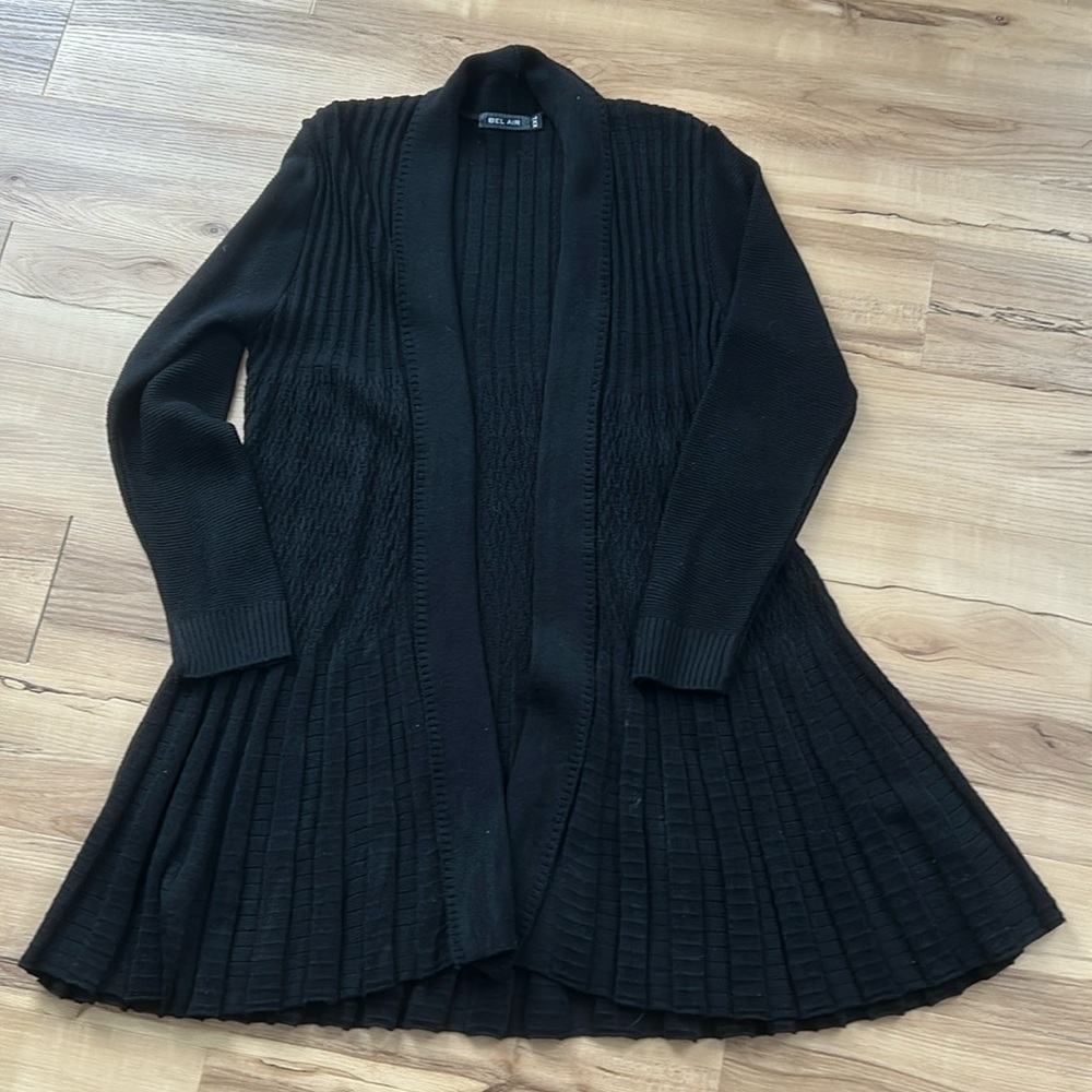 Black fashion sweater